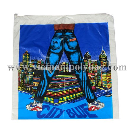 Drawstring bag City Blue - vietnampolybag.com