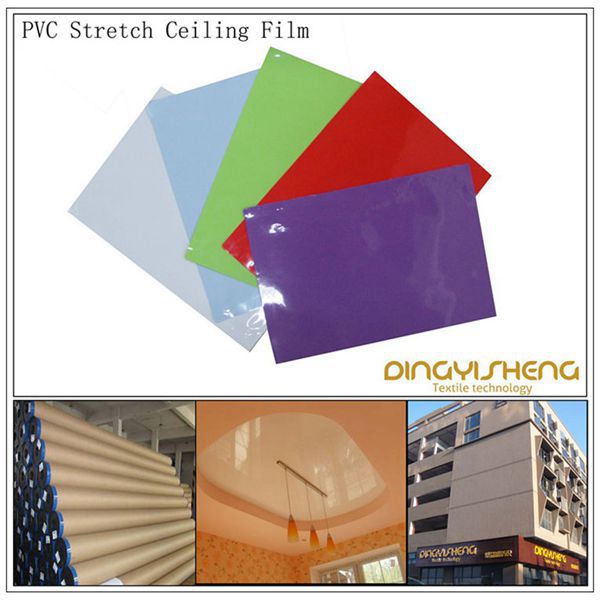 PVC Lacquer stretch ceiling film 