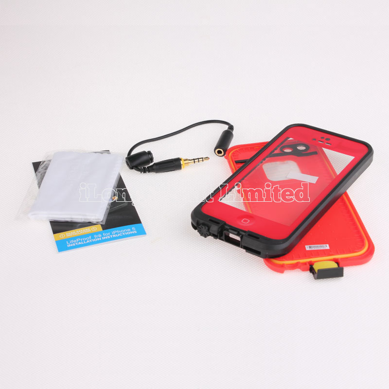 New design high quality  lifeproof waterproof case for iphone 5