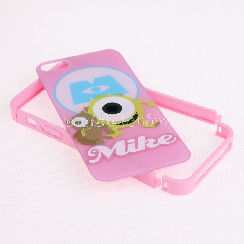 Clear printing pattern 3 in 1 Protect shell case for iphone 5