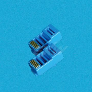 RJ45 Connector Blue for Cat5e UTP