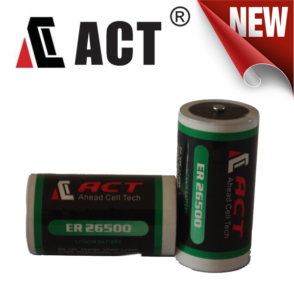 ACT 3.6V ER26500 Size C Lithium Battery 