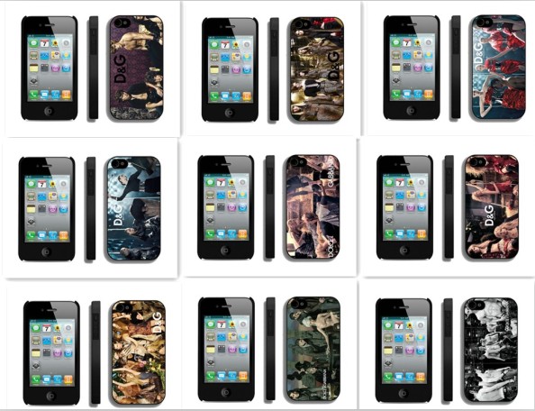 Dolce Gabbana mobilephone bag iphone 4/4s/5 cellphone case with sexy girl screen