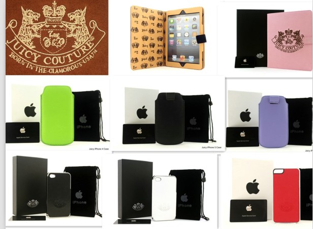 Juice iphone ipad3/4 mini/4/4s/5 cellphone bag&Samsung Galaxy S4 9500 mobile phone cases leather/gold/painting/hole