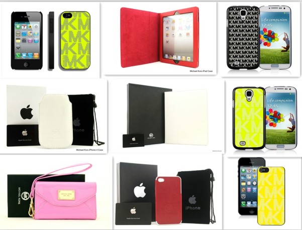 Brand iphone series&Samsung Galaxy bag Michael Kors cell phone case used for 4/4S/5/7100/I9300/I9500 leather/wallet/diamond/gold/painting/hole