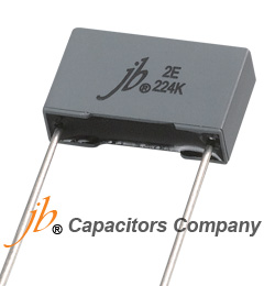 Box type metallized polyester film capacitors 
