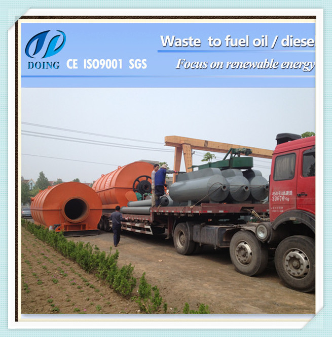waste tire fuel oil recycling plant