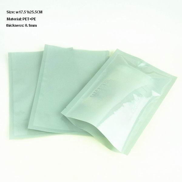 one colour plastic food grade packaging bag/pouch