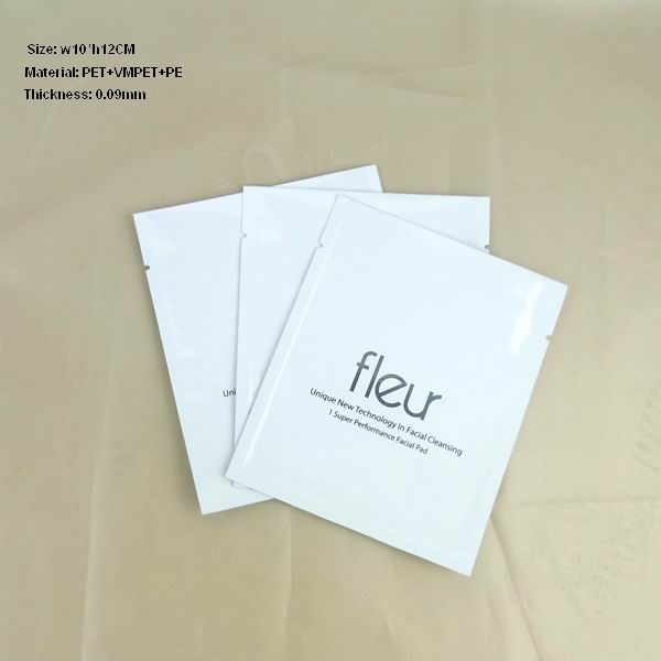 three-layer laminated aluminum foil bag for Facial Mask 