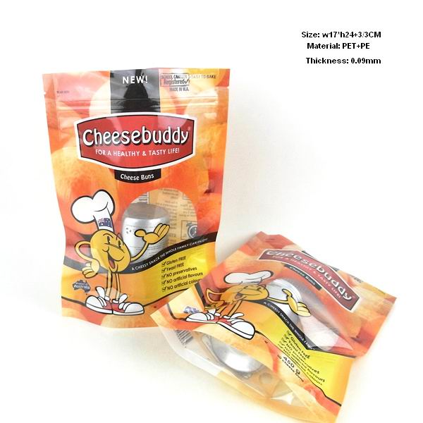 Hot Sell stand up pouch with zipper frozen fruit