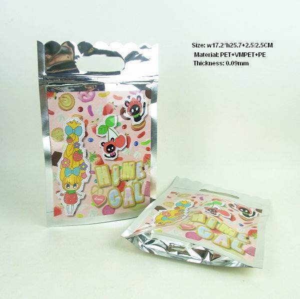 FDA high quality aluminum foil zipper packaging bag