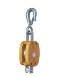 Regular Wood Block, Single with Hook 