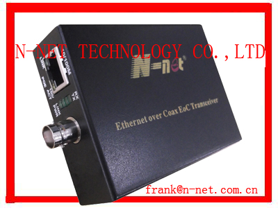 EoC ethernet over coax with POE