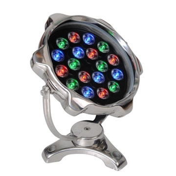 18W IP68 LED underwater light 15, 30, 45, 60 degree