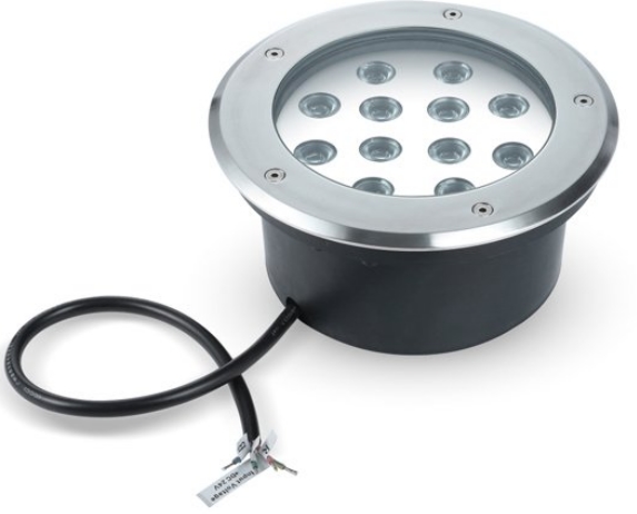 Waterproof IP67 12V 12W LED inground light 15, 30, 45 , 60 degree