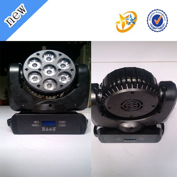 led stage light 7pcs 10w rgbw 4 in 1 moving head light