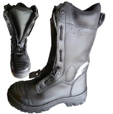 leather fire boots