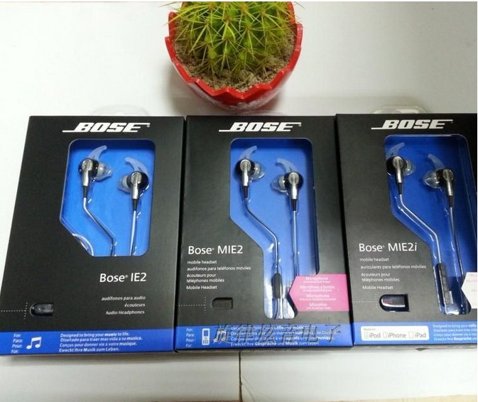 Bose MiE2I earphone AAAAAA++++quality 1:1 as original Bose MIE2i earphone For Computer /mp4/mp3/mobilephone