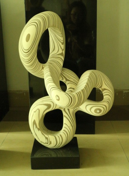 modern wood sculpture