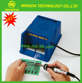 Hakko FA-400 smoke absorber, esd soldering smoke filter, portable smoke purifier/fume extractor fan 