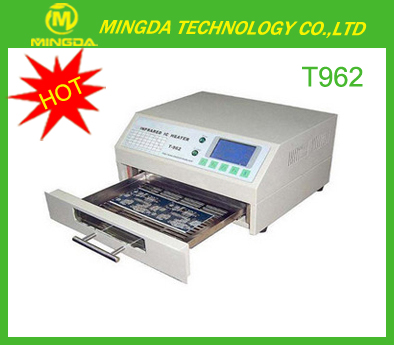 T-962 reflow oven/ furnace smd/led reflow oven, infrared ic heater ,bench top lead free soldering machine