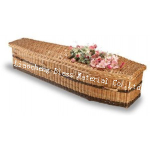 Wicker coffin