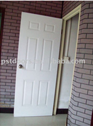 6 Steel panel door steel door with frame    