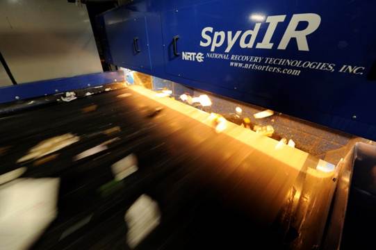 Plastic sorter separater PET stream     