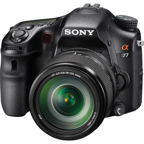 Sony Alpha SLT-A77 DSLR Digital Camera/18-135mm Lens