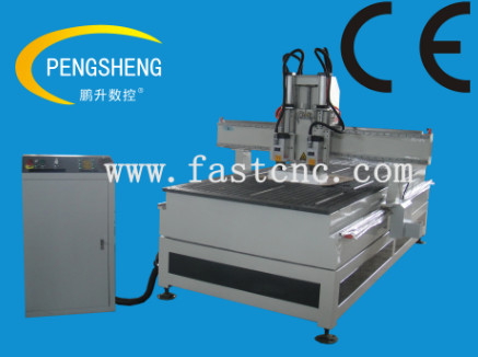 Double heads cnc router