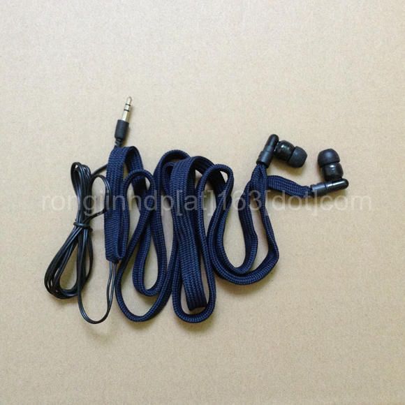 machine washable in-ear earphone hoodie drawstring built-in MP3 headphone buds