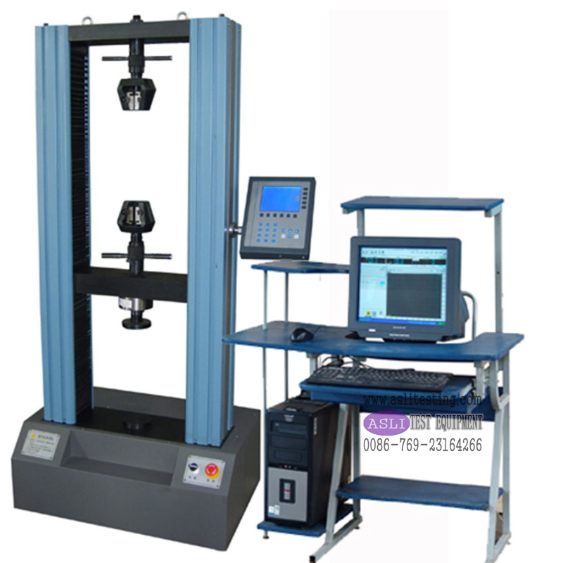 Microcomputer tensile test machine