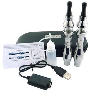 eGo Electronic Cigarette Starter Kit with Changeable Coil Heed and Huge Atomizer Capacity