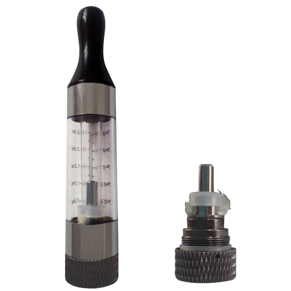 2013 Huge Vapor Chrome Clearomizer T3S Atomizers, Glass Tube Inside, 79mm Length