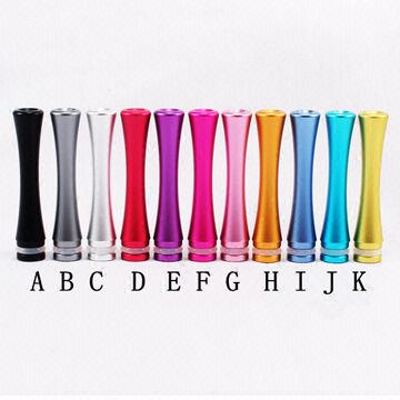 7 Colors Different Types E-cigarettes Drip Tip with Spiral Style