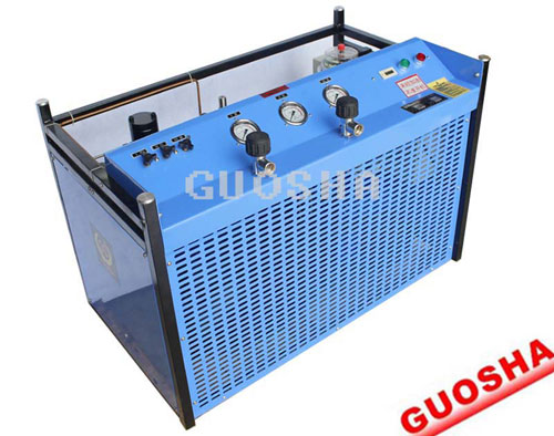 Scuba high pressure air compressor( 300 bar  30 mpa 4500 psi 265L/min 440V  60HZ 380v 50HZ) 