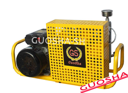 Armored air compressor Mini portable( 150 bar 15 mpa 2200 psi 265L/min 440V  60HZ  220V 380v 50HZ  )