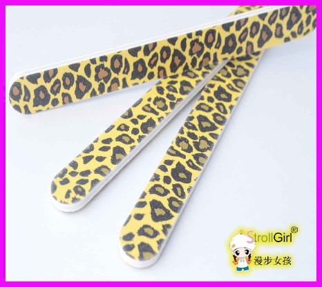EVA& sand paper printing nail file with logo double side nail file emery board 100/180 grit nail file factory customized made nail file