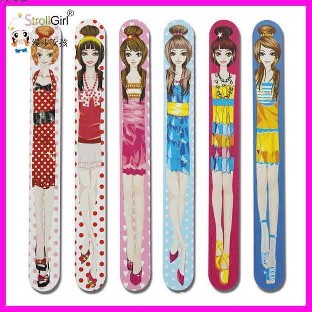 Wholesale nail file manufacture printing nail file promotion OEM nail file colorful durable using nail file salon
