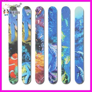 7 inch nail file promotion advertising nail file beauty personal care nail file magic cheap nail file with design 