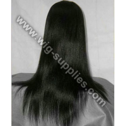 Silky Straight Soft 100% Vigin Human Hair Full Lace Wig
