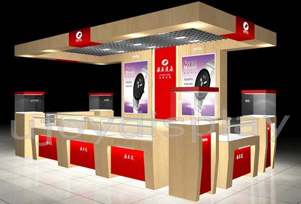 brand watch retail store kiosk