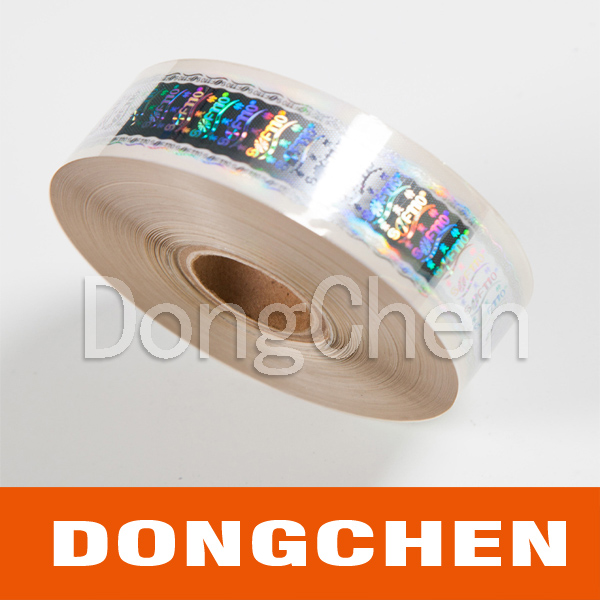 2013 silver roll hot stamping hologram sticker