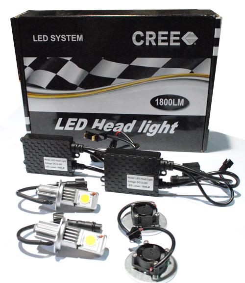 LED Car Cree Head Light Kit H7x 2pcs-50W
