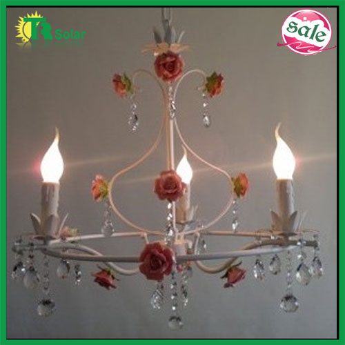 Fashion Modern Rose Flower 3 Lighting For Bedroom, Living room, Coffee Shop, ect