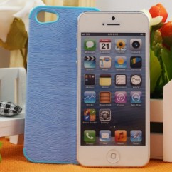 momoho factory price ultrathin blue phone case for iphone 5/5s