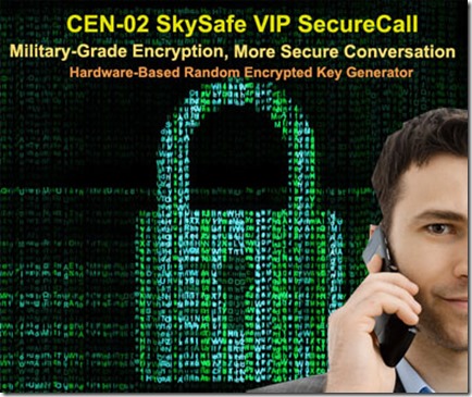 Encrypted mobile phone micro SD card