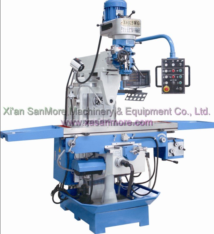 X6325WG Vertical and Horizontal Turret Milling Machine