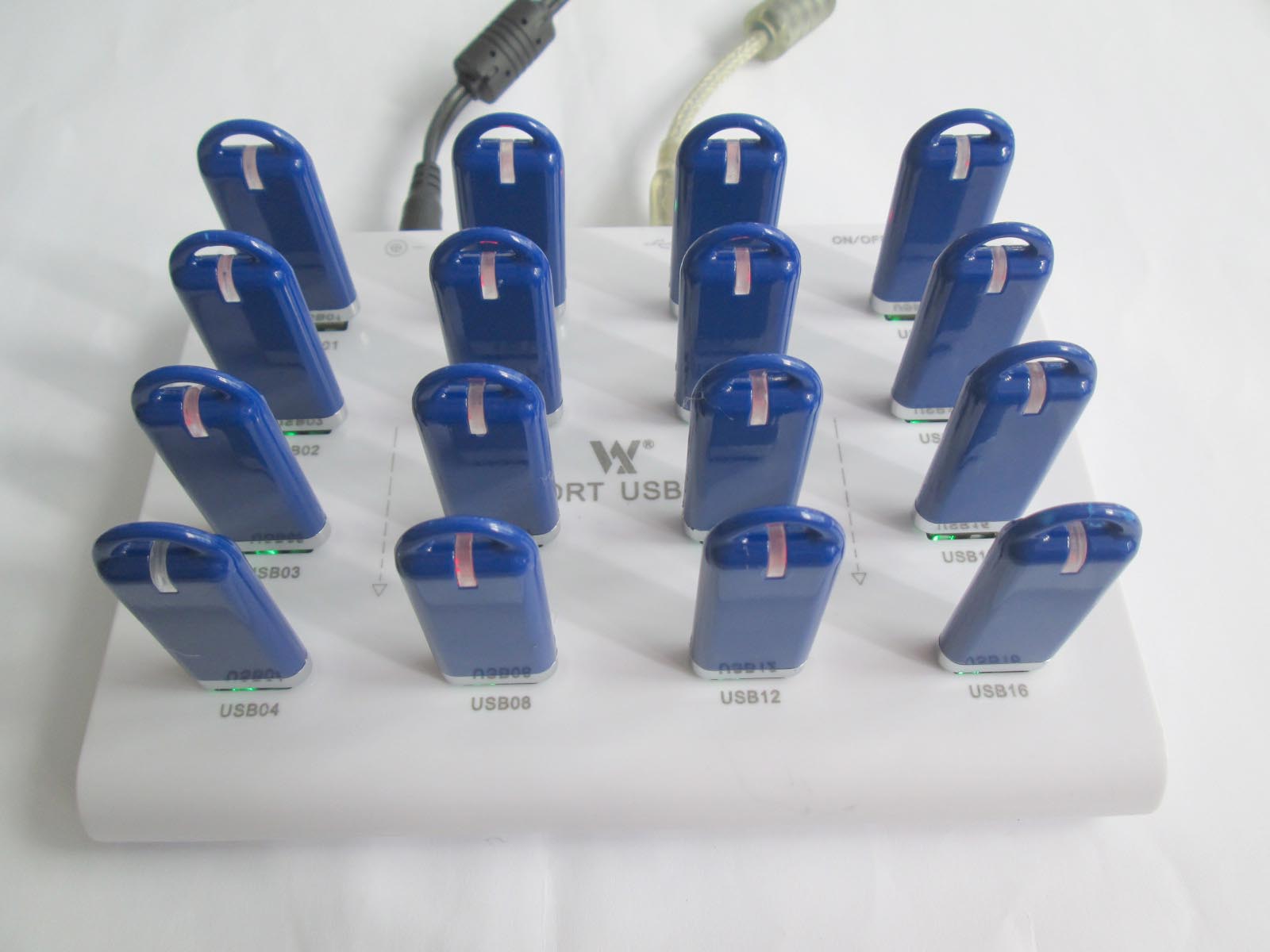 16 Port USB HUB For Charging and Synchronous transmission