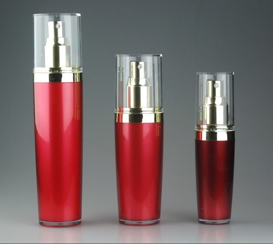 Cone Cosmetic packaging acrylic bottle for lotion